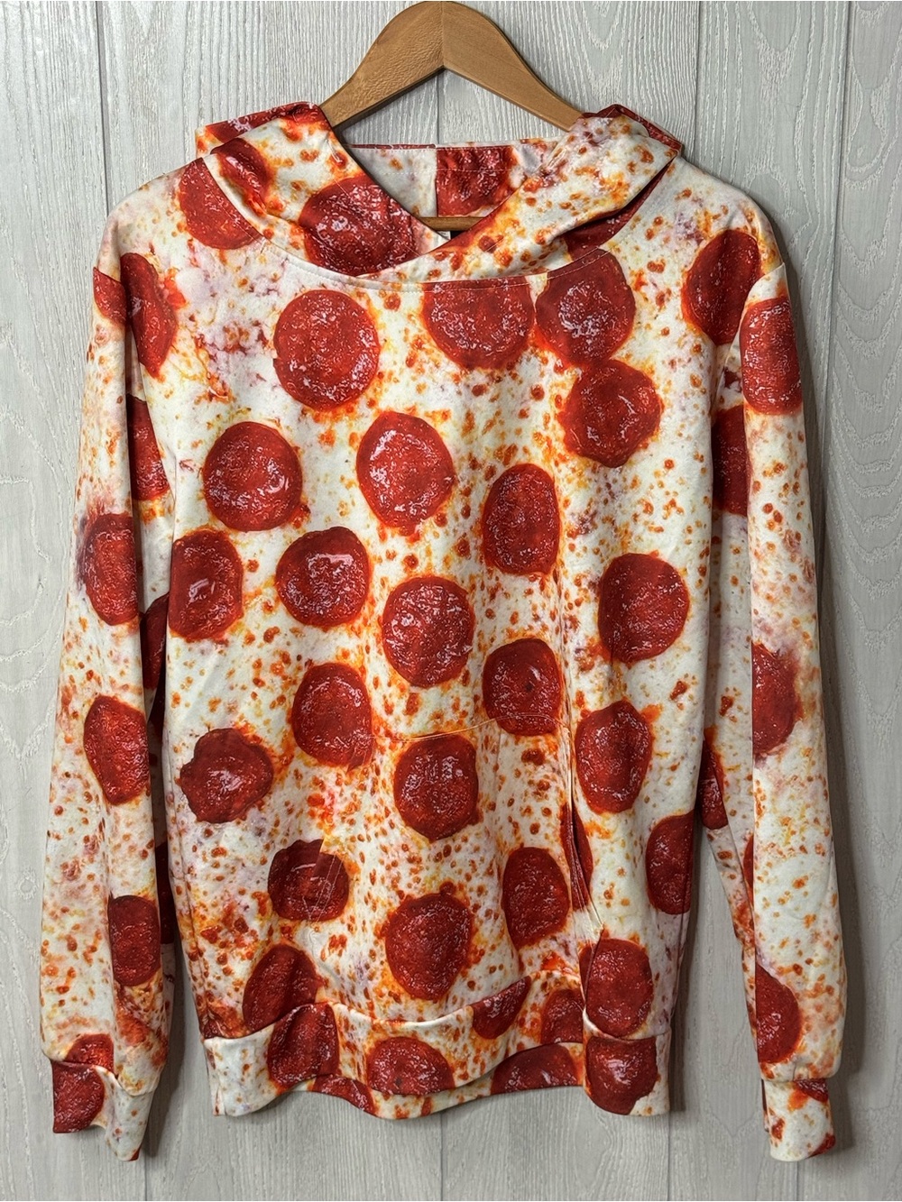 Medium Pepperoni pizza hoodie
